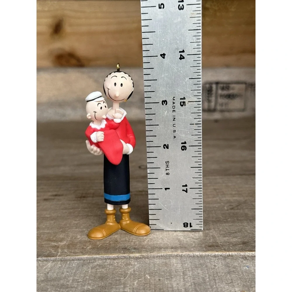 Vintage‎ Ornament Hallmark Keepsake Popeye Olive Oyl and Swee'Pea 1996